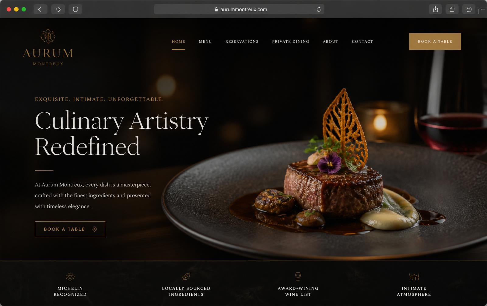 Restaurant Website